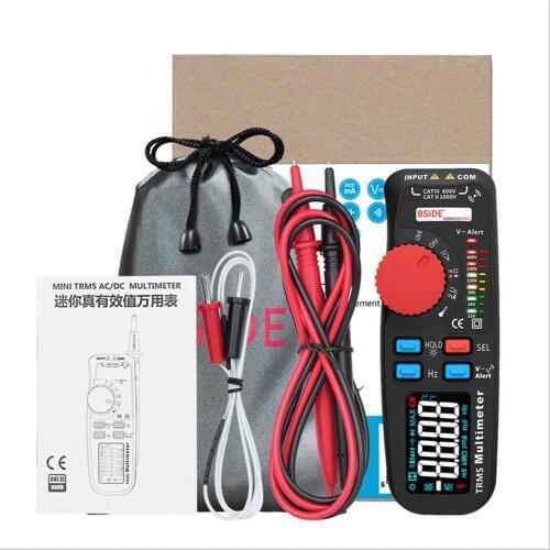 BSIDE ADM92CL PRO Digital Multimeter Pen Type True RMS Multi-function Electrician Universal Table Tools with Probes Mater