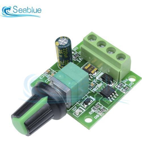 DC 1.8V 3V 5V 6V 12V 2A 30W PWM Motor Speed Controller Low Voltage Motor Speed Control Switch PWM Adjustable Drive Module