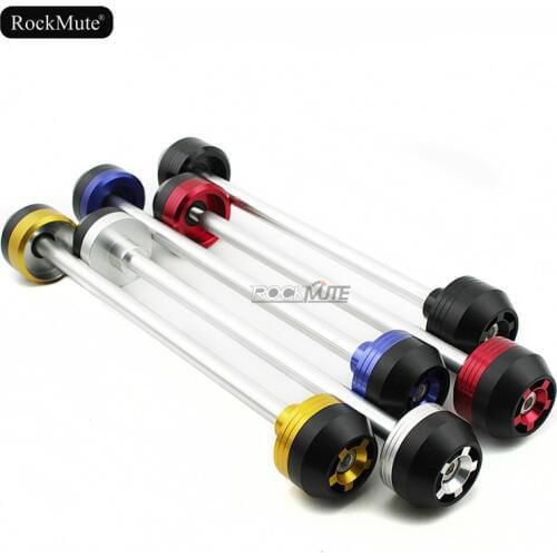 For HONDA CBR650F 2014 2015 2016 2017 2018 Motorcycle Front Axle Fork Wheel Protector Sliders Cap Crash Protector Black Gold