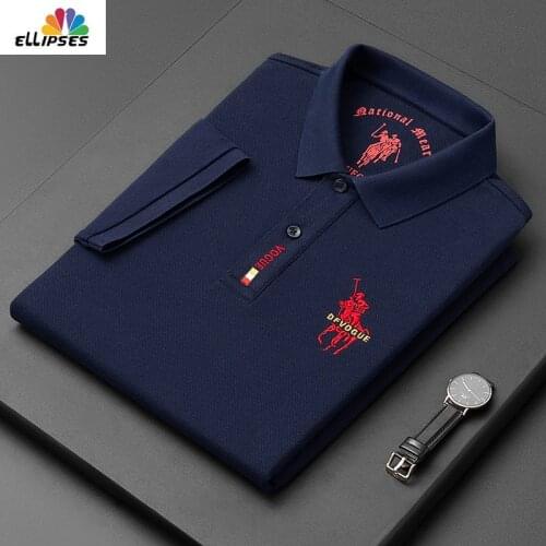 Ellipses Mens Summer Polos