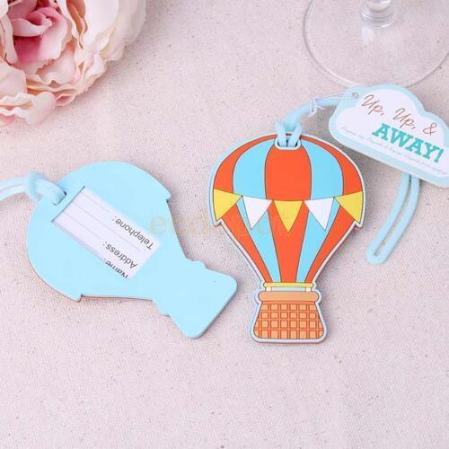 Hot Air Balloon Travel Luggage Tags Name Bag Card Holder Bag Suitcase Labels