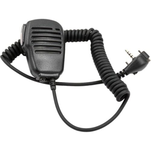 HFES Shoulder Speaker Microphone Hand Mic with PTT for Vertex Standard Portable Two-Way Radio VX-231 EVX-531 VX-160 VX-168 VX-18