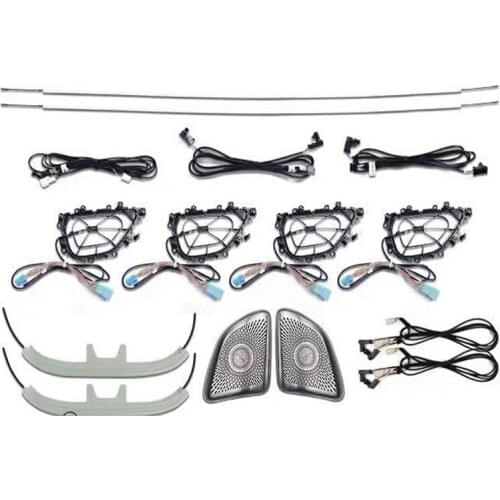 Ambient Light Set For Benz GLE W167 GLS X167 GLE350 GLE450 Midrange Luminous LED Tweeter Cover Roof Atmosphere Lamp 64 Colors