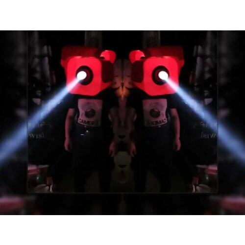 Cool light headress fashion headdress Party nightclub bar stage show Camera helmet