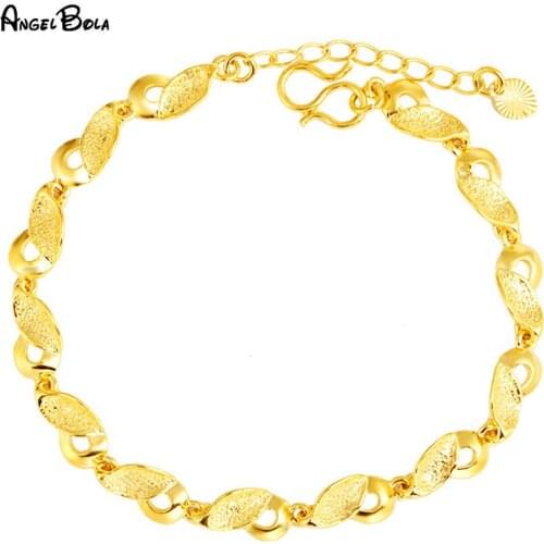 Fashion Leaf-shaped Female Bracelet Wedding Engagement High-end Jewelry Exquisite Bracelet Couple Holiday Gifts Wholesale