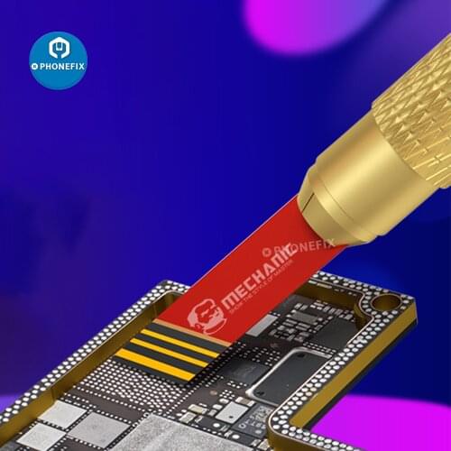 Mechanic Fonekong Red Blade Set CPU IC Glue Remover for iPhone Motherboard Hard Disk Baseband BGA Chip CPU A10 A9 Glue Cleaning