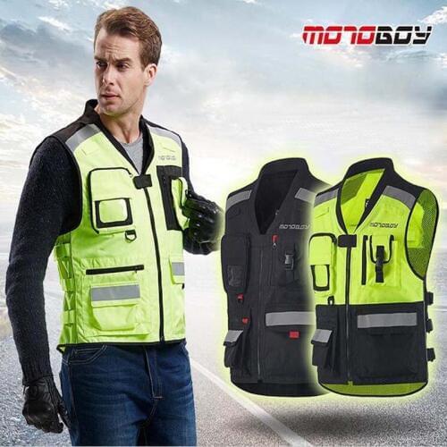 2019 New MOTOBOY Cross-country Reflective clothing motorcycle riding Vest motorcycle racing suits jacket at night can reflective