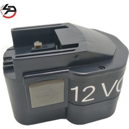 Laipuduo New 2000mAh 12V Ni-CD Replacement Power Tool Battery for AEG:B12/BF12/BX12/bxl12/MXS12/MX12