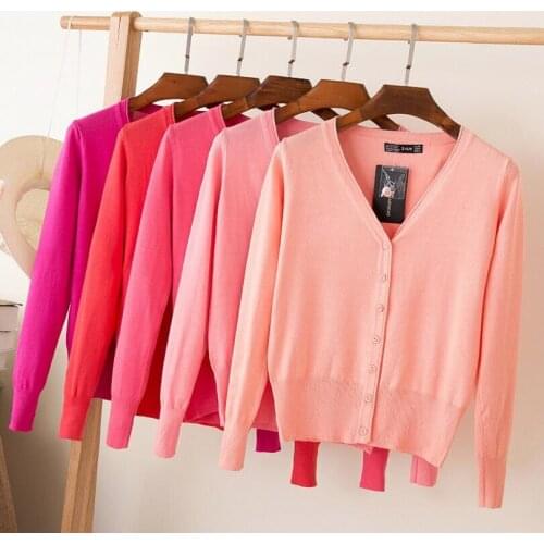 INDJXND Autumn Cardigan Women Casual Sweet Crochet Knitted Blouse Long-sleeve Tops Regular Sweaters Button Cardigan High Quality