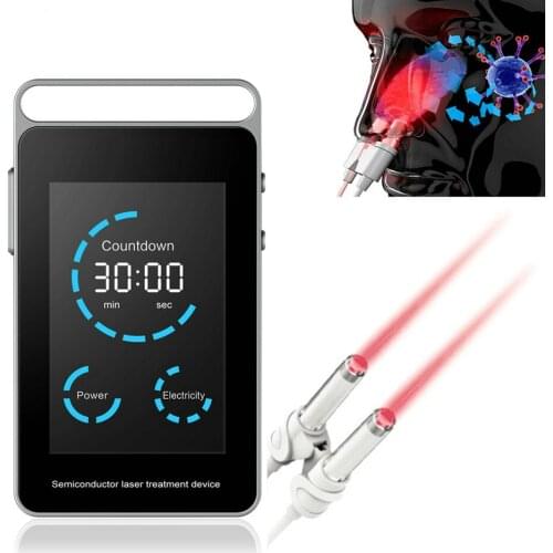 Portable Nasal Cavity Irradiation 650nm Detoxification Laser Treatment Device