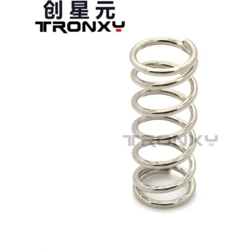 Free Shipping 30pcs/Lot 3D Printer Z-Axis Platform Supporting Strong Spring 22*10mm 15mm*4mm Strong Stainless Steel Springs
