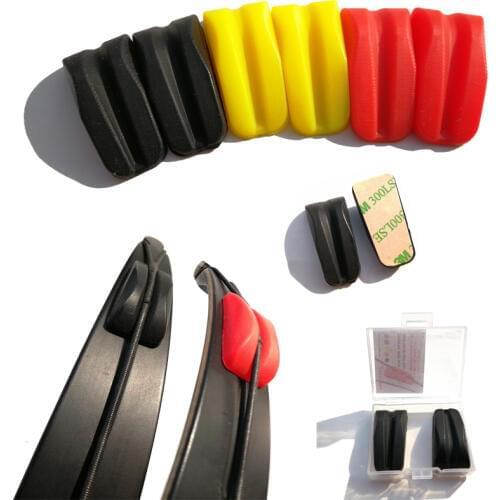 2pcs Bow Limbs Stabilizer Limb End Damper Bow String Stabilizer Shock Absorber Takedown Recurve Bow Traditional Reduce Noise