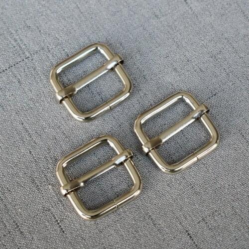 1 Piece 20mm Silver Metal Slides Roller For Handbag Backpack Bag Dog Collar DIY Accessories Buckles Strap Slider Adjuster