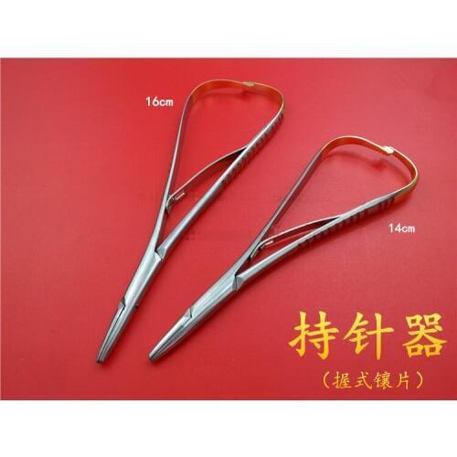 1PC Dentel instrument oral cavity Wire pliers stainless steel gold handle needle holder pliers empiecement pliers