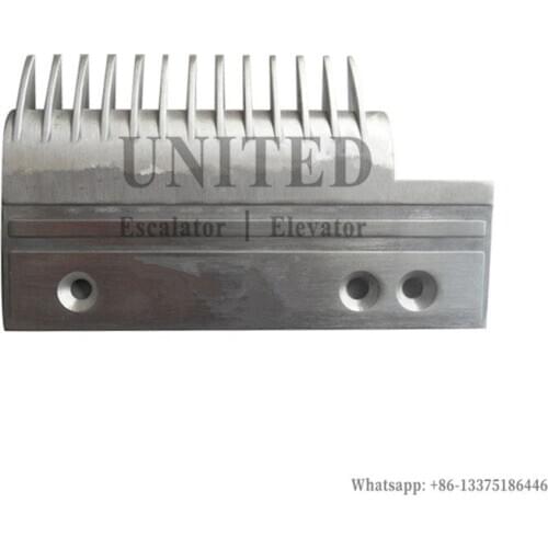 10pcs Escalator Aluminum Comb Plate 655003002 L155mm W92mm Hole Space 89mm 18mm 13Teeth RIGHT