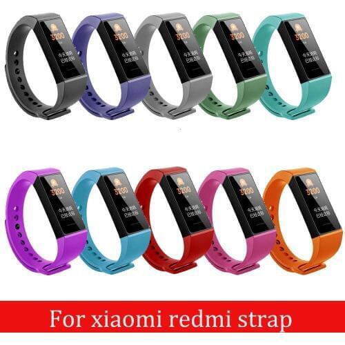 2020 For Xiaomi Redmi Smart Band Strap Silicone Replacement Bracelet Wrist Strap Redmi Band Wristband
