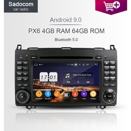 PX6 2 din Android 10.0 car radio 4GB RAM 64G ROM 8Core Car DVD Player For Benz W169 W245 Viano Vito 2005- 2010 2011 RADIO GPS