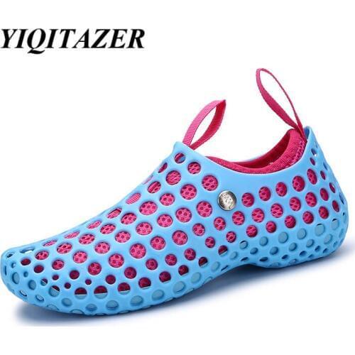 YIQITAZER 2017 New Arrivals Closed Toed Summer Cool Shoes Women Sandals,Breathable Slipony Womens Jelly Sandal Pink Big Size