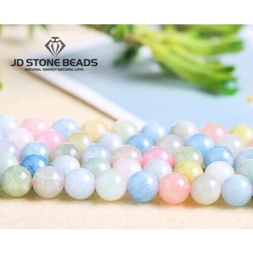 Morgan Stone Beads Energy Crystal Gemstone Faceted Natural 4/6/8/10mm Matte High Quality Beads Accessories For Jewelry Making