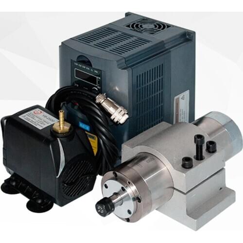 800W Engraving Machine Spindle Motor Head Water-cooled Woodworking Electric Spindle High speed