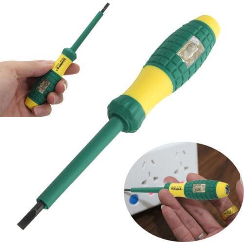 220V Electrical Tester Pen Screwdriver With Voltage Test Power Detector Probe Electrical Tools Slotted VDE Approved