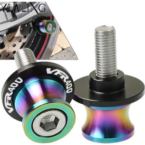 M8 Swingarm Stand Screws CNC Motorcycle Swing Arm Spools Sliders bobbins FOR HONDA VFR400 /NC30 1989 1990 1991 1992 1993 1994