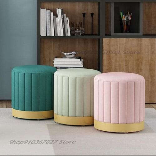 Net Red Small Bench Ins Nordic American Sofa Stool Light Luxury Creative Cute Fashion Dressing Table Low Stool
