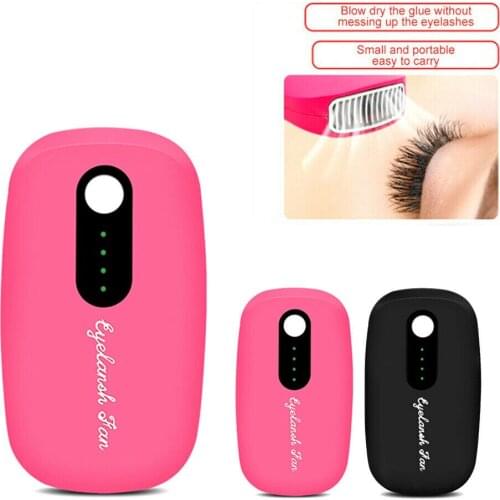 Mini Usb Eyelash Fan Dryer Mobile Mini Fan Air Blower Eyelash Glue Fast Dry Eyelash Mascara Dryer Makeup Fan Tool Hot Sale