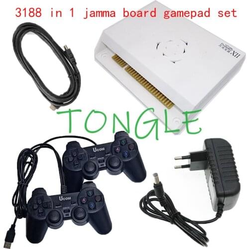 Pandora Box 12 Gamepad Set 3188 in 1 Jamma Board 3d Games USB Joypad Controller Adapter Cable HDMI Output To TV & Arcade Monitor