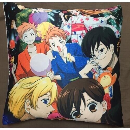 Ouran High School Host Club Two Side Pillowcases Hugging Pillow Cushion Case Cover Otaku Cosplay Gift New 134