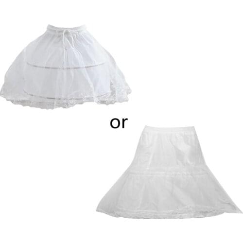 2021 New Cute Girls Lolita Cosplay Skirt Elasticated Strap Adjustable Pettiskirt Daily Fishbone Petticoats