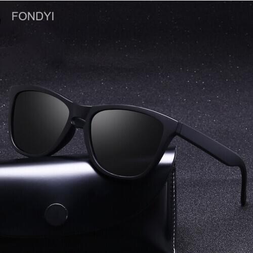 FONDYI New Trending Wholesale Women Sunglasses Fashion Polarized Shades Gafas de sol Men Unisex Shipping Sun Glasses with Case