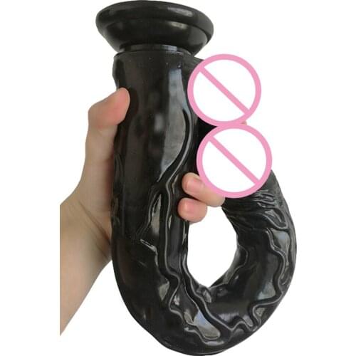 42*5cm Super long Dildo With Suction Cup Artificial Penis Flexible Anal butt plug Huge Dildos For Couples Lesbain Sex Toys woman