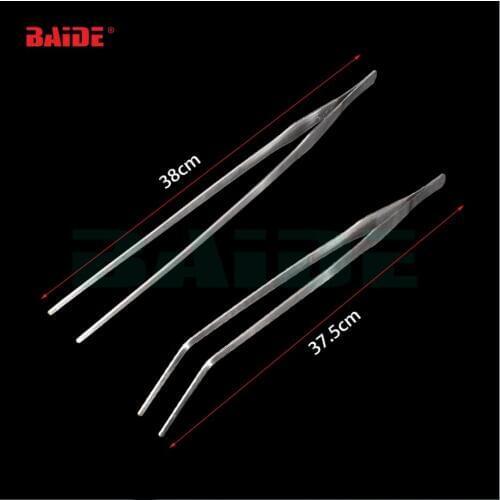 Wholesale Long Stainless steel 38cm Aquarium Tweezers 200pcs/lot