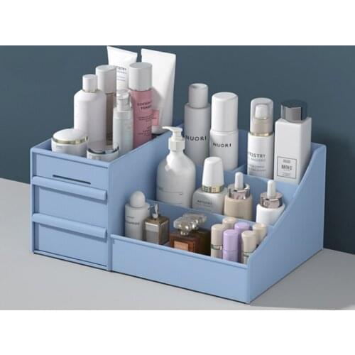 Makeup Organizer for Cosmetic Large Capacity Cosmetic Storage Box Organizer Desktop Jewelry Nail Polish Makeup Drawer Container