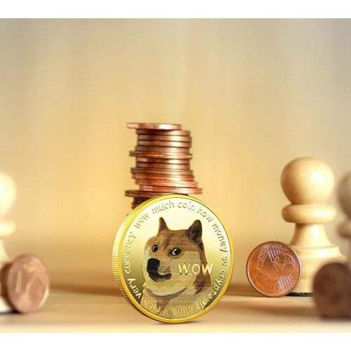 Plated Ethereum Ripple Dogecoin With Protective Case Unique Modern Elegant Long-lasting Used As Living Room And Bedroom