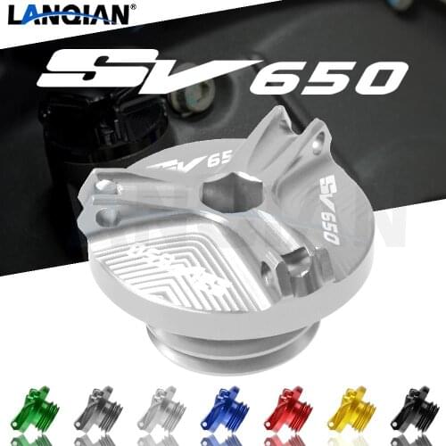 Motorcycle Oil Drain Sump Plug Engine Filler Tank Cap Cover Bolts For Suzuki SV 650 SV 650S 2003-2012 2007 2008 2009 2010 2011