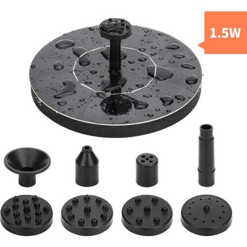 Solar Fountain Solar Water Fountain Pump for Garden Pool Pond Watering Outdoor solar Panel Pumps Kit for Fountain