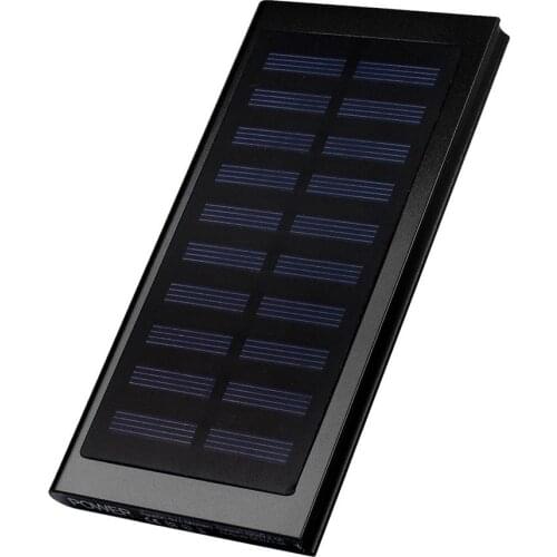 For Xiaomi Power Bank 20000mAh Portable External battery 2.1A Fast Charger Double USB Solar Poverbank For smart Mobile Phone