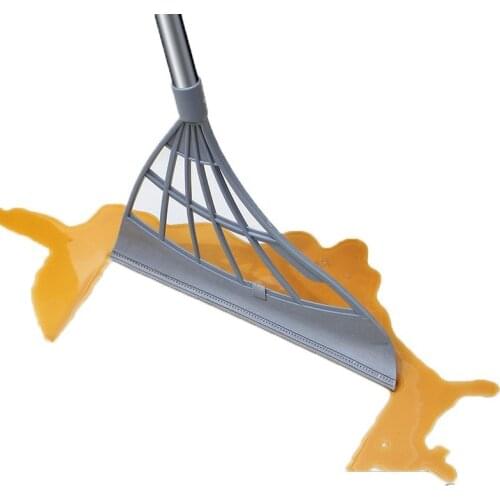 Magic Wiper Broom Wipe Squeeze Silicone Mop for Wash Floor Clean Tools Windows Scraper Pet Hair Non-Stick Sweeping and Kitchen