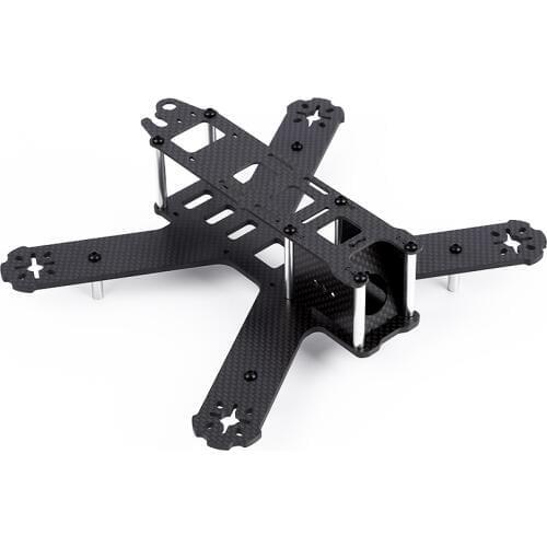 1 set 210 Diagonal Wheelbase Carbon Fiber Aircraft Frame Black Aluminum Column Wholesale