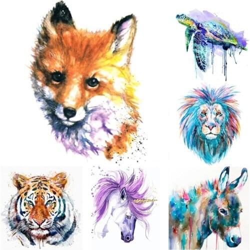 5D DIY Diamond Animal Painted Full Drill Cross Stitch Kits Square Round Mosaic Handmade Art Embroidery Home Decor Picture Wall