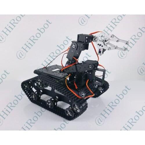 6 DOF Vehicle-Mounted TR001 Robot .Metal Structure.Aluminum alloy claw and 6pcs High torque servo for robot DIY,study project