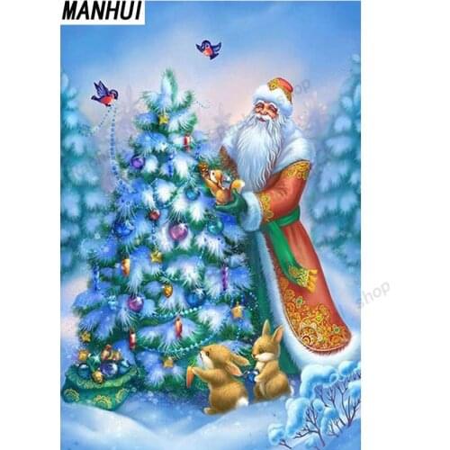 Diamond Embroidery Diy Diamond Painting Cross Stitch Kits Diamond Mosaic Santa Claus Full Square Diamond Embroidey DS221