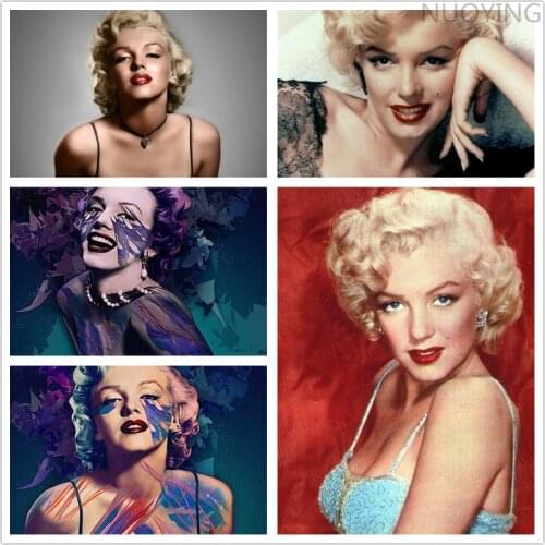 Diamond Embroidery "marilyn Goddess Dress Monroe" Diy 5d Diamond Painting Cross Stitch Home Decoration Rhinestone Painting