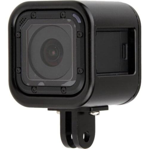 Marco de aluminio funda Carcasa protectora resistente jaula para Gopro 4 sesión Mental montaje para Gopro session Cámara accesor