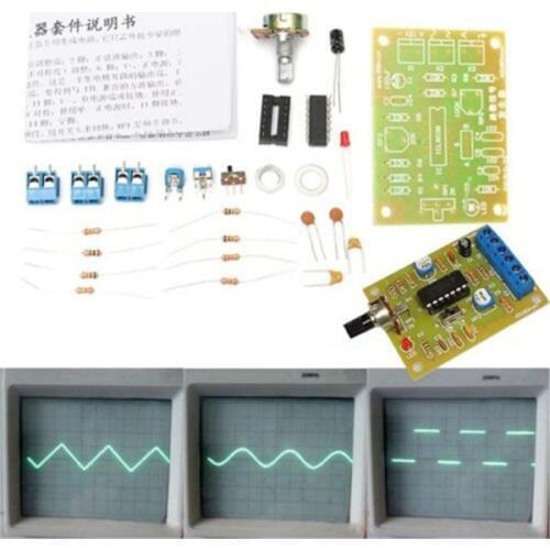 ICL8038 Monolithic Function Signal Generator DIY Kit Sine Triangle Square Sawtooth Output Adjustable Frequency Amplitude