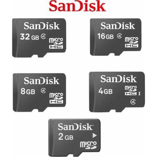 Sandisk Memory Card Micro SD TF Card 32GB 16GB 8GB 4GB 2GB 1GB 512MB 256M 128M 64M SDHC Flash Card Class 4 C4 for Android Phone