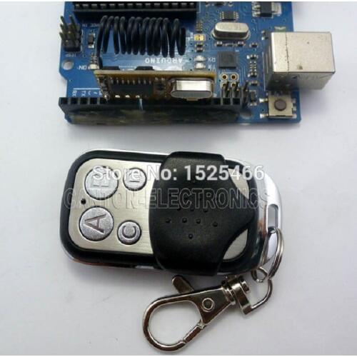 433Mhz UNO wireless decoding 5V RF remote control kit and EV1527 remote switch remote control key Mega2560 DUE