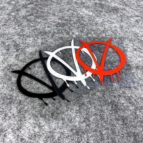 Car Styling Decals Motorcycle Body Fuel Oil Tank Box Scratches Cover Vinyl Sticker for Revenge Classic Cartoon